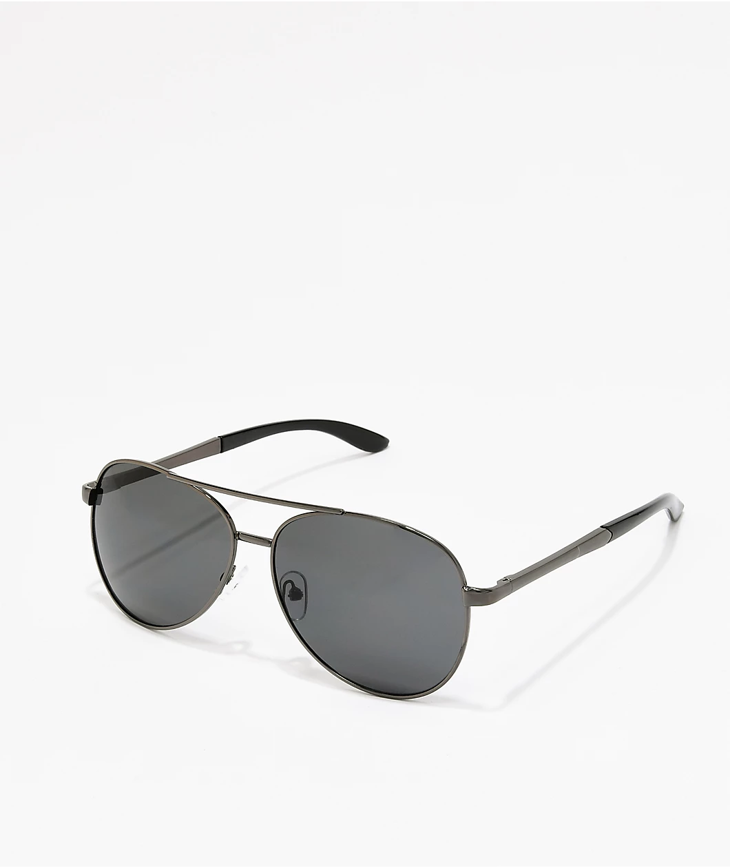 Black On Black Aviator Sunglasses