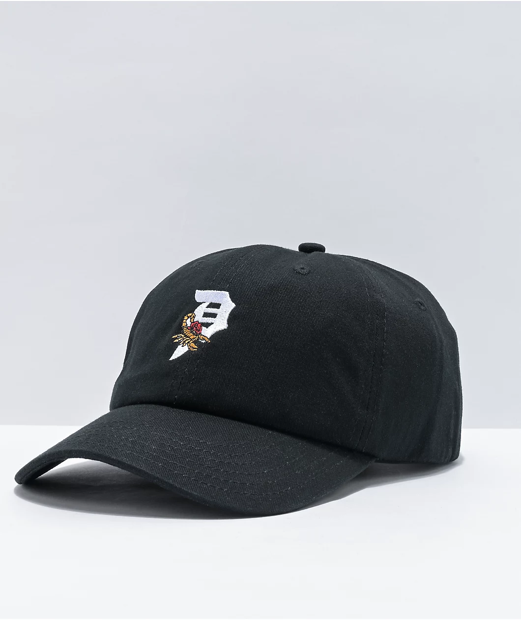Primitive P black Hat logo with a scorpion