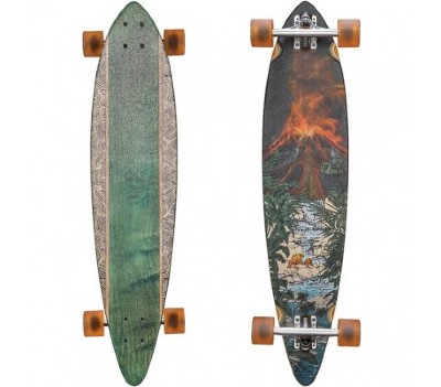 volcanic eruption pintail longboard