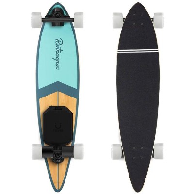 battery powered obtuse shapes pintail longboard