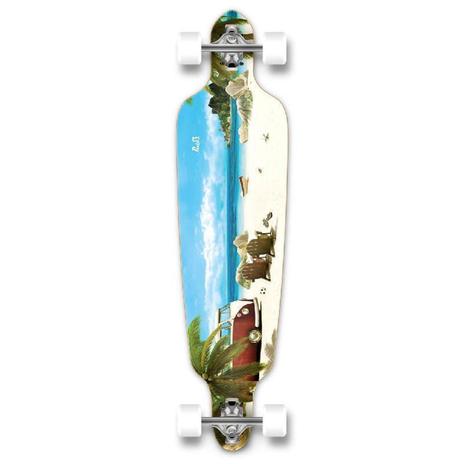 Longboard with a nice beach view