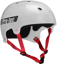 Translucent white protec helmet