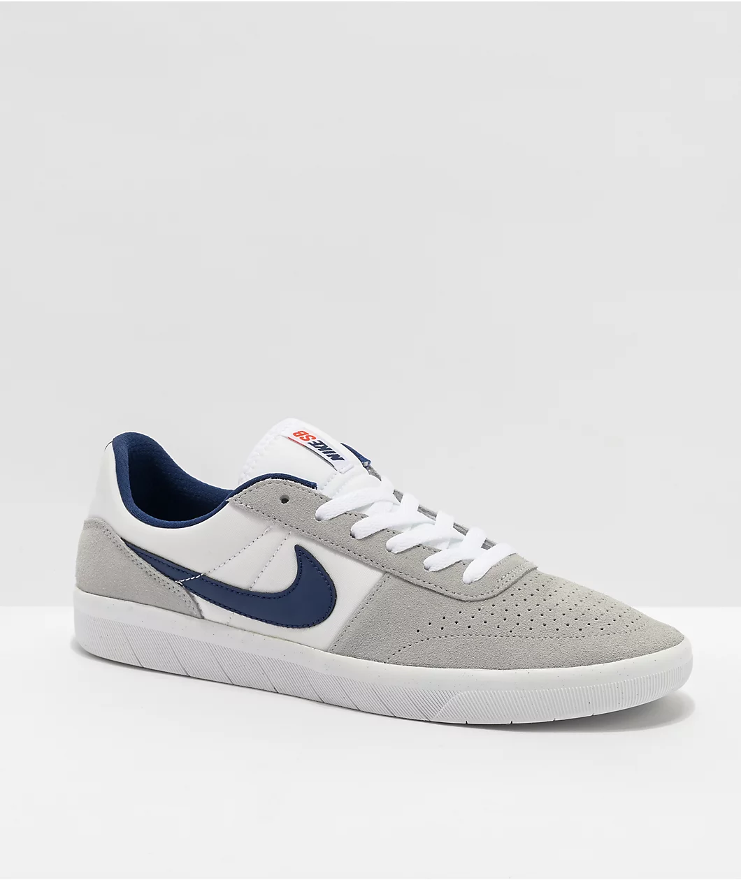 Nike Sb Classic Grey and White Shoe