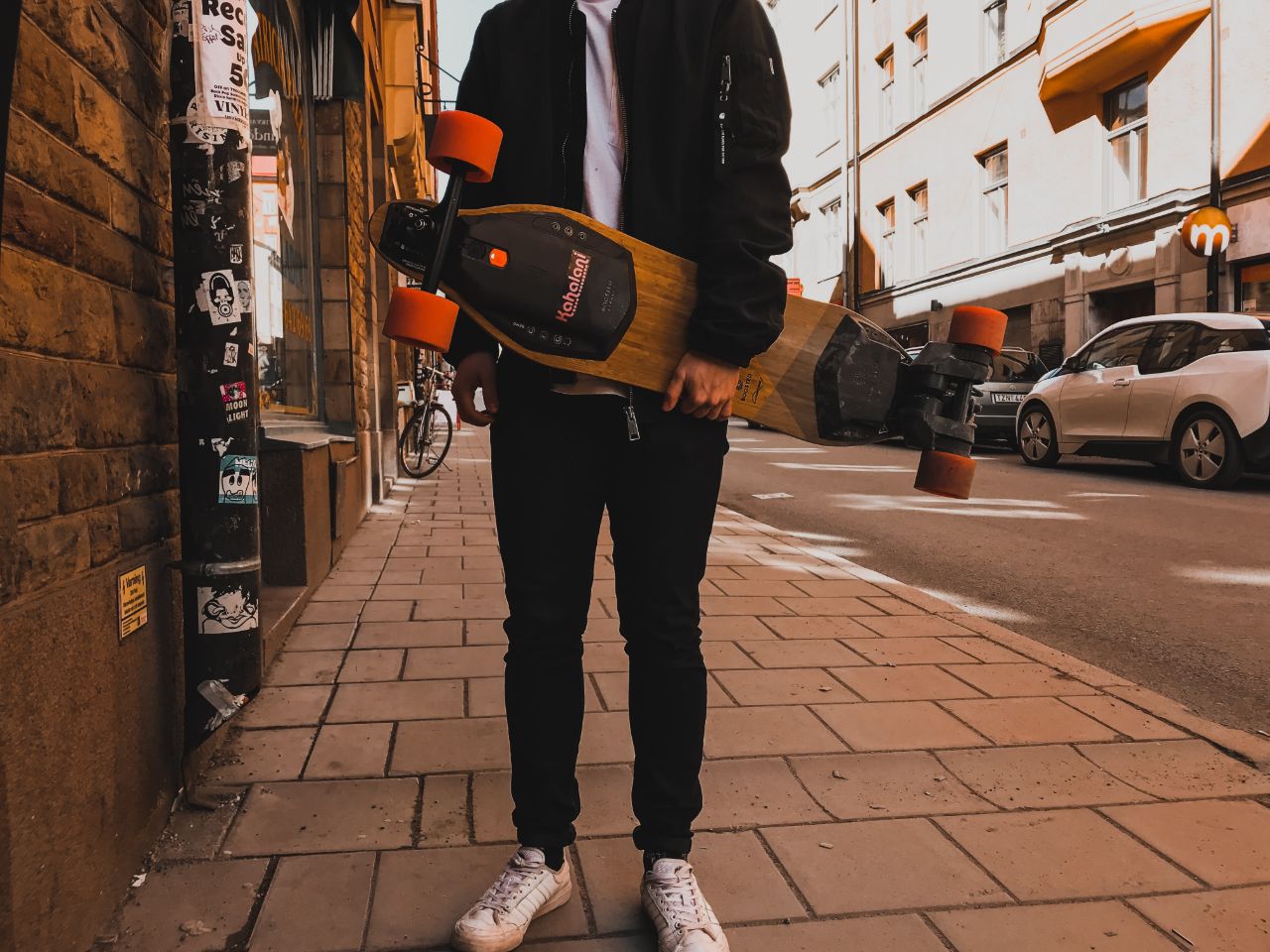 guy posing in the city